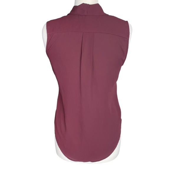 RIVER ISLAND Women Sleeveless Surplice Wrap Top Size 2 / EU 32 - Picture 4 of 8